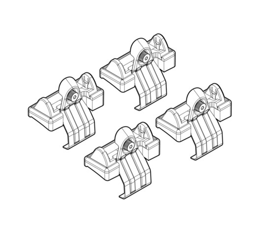 ΑΚΡΑ ΓΙΑ ΜΠΑΡΕΣ NORDRIVE ΓΙΑ HONDA HR-V 3D/5D 01/99-12/05 KIT