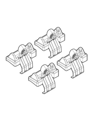 ΑΚΡΑ ΓΙΑ ΜΠΑΡΕΣ NORDRIVE ΓΙΑ HONDA HR-V 3D/5D 01/99-12/05 KIT