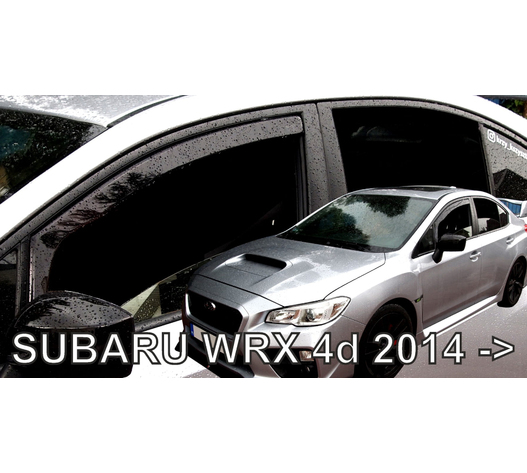 ΑΝΕΜΟΘΡΑΥΣΤΕΣ ΓΙΑ SUBARU WRX 4D 2014+ ΖΕΥΓΑΡΙ ΑΠΟ ΕΥΚΑΜΠΤΟ ΦΙΜΕ ΠΛΑΣΤΙΚΟ HEKO - 2 ΤΕΜ.