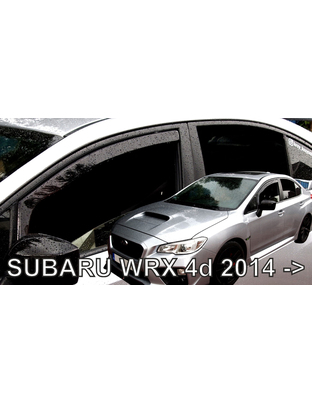ΑΝΕΜΟΘΡΑΥΣΤΕΣ ΓΙΑ SUBARU WRX 4D 2014+ ΖΕΥΓΑΡΙ ΑΠΟ ΕΥΚΑΜΠΤΟ ΦΙΜΕ ΠΛΑΣΤΙΚΟ HEKO - 2 ΤΕΜ.