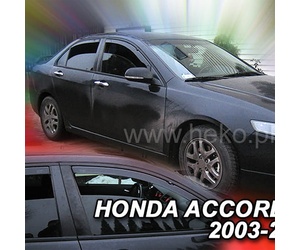 ΑΝΕΜΟΘΡΑΥΣΤΕΣ ΓΙΑ HONDA ACCORD 7 4D/5D 2003-2007 / ACURA TL 3 2003-2007 ΖΕΥΓΑΡΙ ΑΠΟ ΕΥΚΑΜΠΤΟ ΦΙΜΕ ΠΛΑΣΤΙΚΟ HEKO - 2 ΤΕΜ.