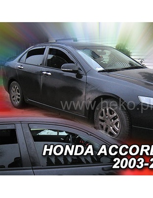 ΑΝΕΜΟΘΡΑΥΣΤΕΣ ΓΙΑ HONDA ACCORD 7 4D/5D 2003-2007 / ACURA TL 3 2003-2007 ΖΕΥΓΑΡΙ ΑΠΟ ΕΥΚΑΜΠΤΟ ΦΙΜΕ ΠΛΑΣΤΙΚΟ HEKO - 2 ΤΕΜ.