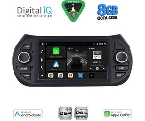 DIGITAL IQ BXF 792_CPAA (7" DVD) MULTIMEDIA SYSTEM for CT NEMO – FT FIORINO-QUBO – PG BIPPER mod. 2008-2018