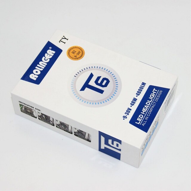 ΛΑΜΠΕΣ LED H1 AYTOKINHTOY T6 ROLINGER 9V-30V 48W AU-T6-3606