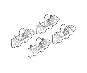 ΑΚΡΑ ΓΙΑ ΜΠΑΡΕΣ NORDRIVE ΓΙΑ HONDA CR-V 04/02-12/06 KIT