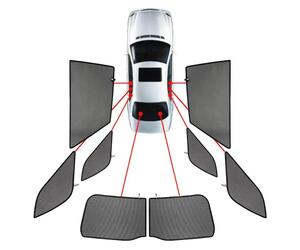 CarShades - ΚΟΥΡΤΙΝΑΚΙΑ  CAR SHADES ΓΙΑ MERCEDES A-CLASS W168 5D 97-04 - 8 ΤΕΜ. (PVC.MB-A-5-A)