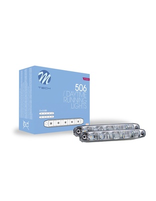 ΠΡΟΣΘΕΤΟ DAYTIME DRL 506SE 12V - OSRAM - ΔΙΕΘΝΕΣ (ΜΕ 2X5HP LED - 160X35mm - 53X25mm) - 2 ΤΕΜ. M-TECH