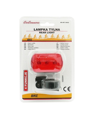 CarCommerce - ΦΩΣ ΠΟΔΗΛΑΤΟΥ ΟΠΙΣΘΙΟ ΜΠΑΤΑΡΙΑΣ ΜΕ 3LED ΚΑΙ 4 ΛΕΙΤΟΥΡΓΙΕΣ - 1 τεμ. (68422-CC)