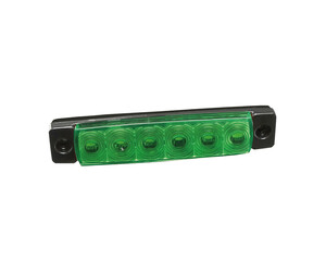 ΦΩΣ ΟΓΚΟΥ 9>32V 6 LED ΠΡΑΣΙΝΟ ΧΡΩΜΑ 95,6x19,8mm ΜΕ ΕΓΚΡΙΣΗ ΤΥΠΟΥ E148 LAMPA -  1 Τεμ.
