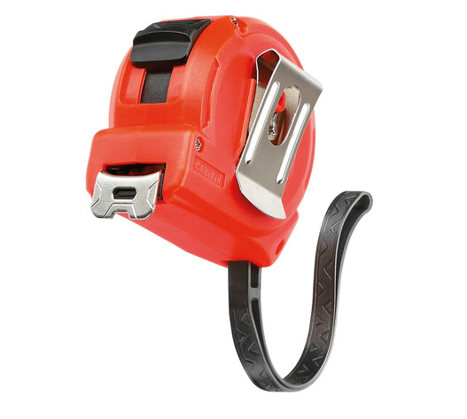 ΜΕΤΡΟΤΑΙΝΙΑ ΑΥΤΟΜΑΤΗ COMPACT 5m x16mm ΚΟΚΚΙΝΗ ΜΕ ΚΛΙΠ ΖΩΝΗΣ LAMPA - 1 ΤΕΜ.