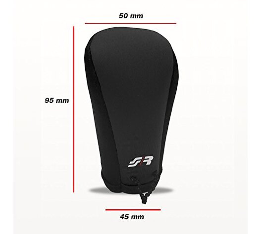 ΚΑΛΥΜΜΑ ΓΙΑ ΠΟΜΟΛΟ ΤΑΧΥΤΗΤΩΝ GEAR KNOB COVER ΜΑΥΡΟ ΜΙΚΡΟΦΙΜΠΡΑ