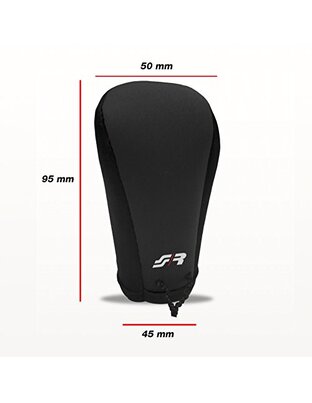 ΚΑΛΥΜΜΑ ΓΙΑ ΠΟΜΟΛΟ ΤΑΧΥΤΗΤΩΝ GEAR KNOB COVER ΜΑΥΡΟ ΜΙΚΡΟΦΙΜΠΡΑ