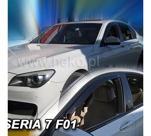 ΑΝΕΜΟΘΡΑΥΣΤΕΣ ΓΙΑ BMW ΣΕΙΡΑ 7 F01 / F02 4D/5D 2008-2015 ΖΕΥΓΑΡΙ ΑΠΟ ΕΥΚΑΜΠΤΟ ΦΙΜΕ ΠΛΑΣΤΙΚΟ HEKO - 2 ΤΕΜ.