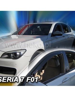 ΑΝΕΜΟΘΡΑΥΣΤΕΣ ΓΙΑ BMW ΣΕΙΡΑ 7 F01 / F02 4D/5D 2008-2015 ΖΕΥΓΑΡΙ ΑΠΟ ΕΥΚΑΜΠΤΟ ΦΙΜΕ ΠΛΑΣΤΙΚΟ HEKO - 2 ΤΕΜ.
