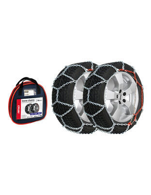 Amio - Αλυσίδες Χιονιού 4x4 16mm KB-225 για Ισχυρή Πρόσφυση σε SUV & Επαγγελματικά Οχήματα με Αντοχή σε Υψηλά Φορτία και Ασφαλή Κίνηση σε Χιόνι & Πάγο - 1 Σετ (02119/AM)