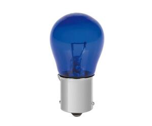 P21W 12V 21W BA15s ΜΟΝΟΠΟΛΙΚΟ ΜΠΛΕ BLUE DYED-GLASS 2ΤΕΜ. BLISTER