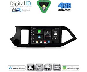 DIGITAL IQ BXK 19308_CPAA (9inc) MULTIMEDIA TABLET for KIA PICANTO mod. 2011-2017