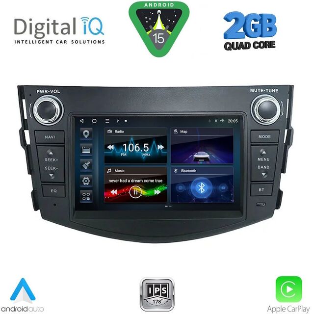 DIGITAL IQ BLD 217_CPA (7" DECK) MULTIMEDIA OEM for TOYOTA RAV 4 mod. 2006-2012