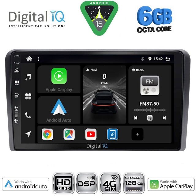 DIGITAL IQ BXF 17003_CPAA (9inc) MULTIMEDIA TABLET for AUDI A3 mod. 2003-2012