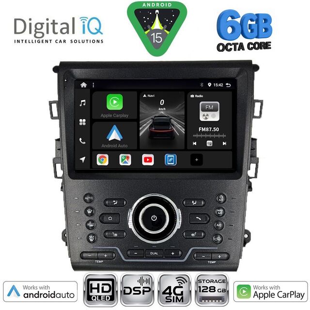 DIGITAL IQ BXF 17164_CPAA CLIMA (9inc) MULTIMEDIA TABLET for FORD MONDEO mod. 2014-2023