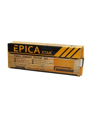 ΣΕΤ ΚΑΡΥΔΑΚΙΑ 1/2'' 10ΤΜΧ EPICA STAR TO-EP-20611