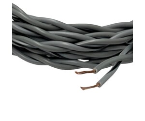 Καλώδια ηχείων (twinned) 2x1,00mm² 100% OFC 1 meter Auto-Connect 720SCTGR210L2 Grey