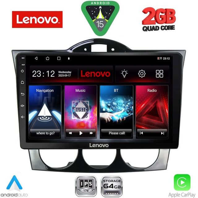 LENOVO LVD 2394_CPA (9inc) MULTIMEDIA TABLET for MAZDA RX8 mod. 2001-2008