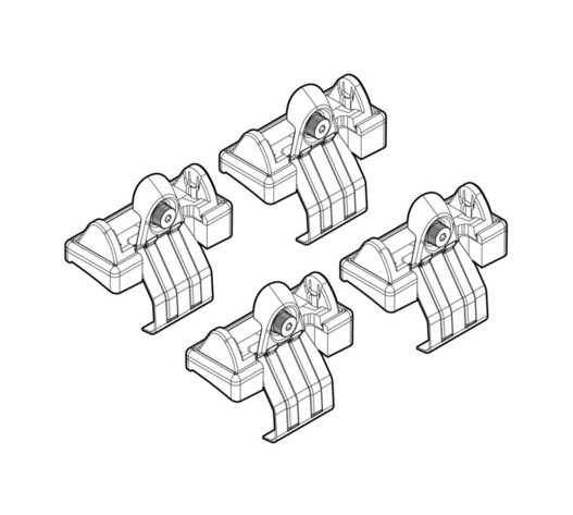 ΑΚΡΑ ΓΙΑ ΜΠΑΡΕΣ NORDRIVE ΓΙΑ HONDA JAZZ 01/02-09/08 KIT