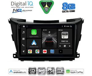 DIGITAL IQ BXK 20462B_CPAA (9inc) MULTIMEDIA TABLET for NISSAN MURANO mod. 2017-2025