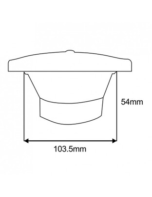 HASDA ΗΧΕΙΑ ΑΔΙΑΒΡΟΧΑ 2 ΔΡΟΜΩΜ 137,5mm 80W - 120Hz>20KHz - ΒΑΘΟΣ 54mm (ΣΤΡΟΓΓΥΛΑ/ΛΕΥΚΑ) - 2 ΤΕΜ.