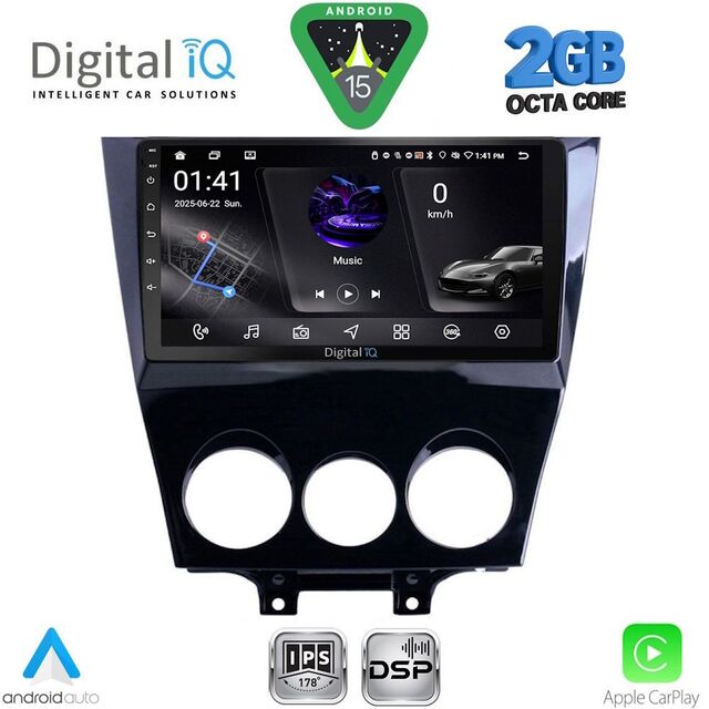 DIGITAL IQ RSF 4395_CPA (9inc) MULTIMEDIA TABLET for MAZDA RX8 mod. 2008-2014