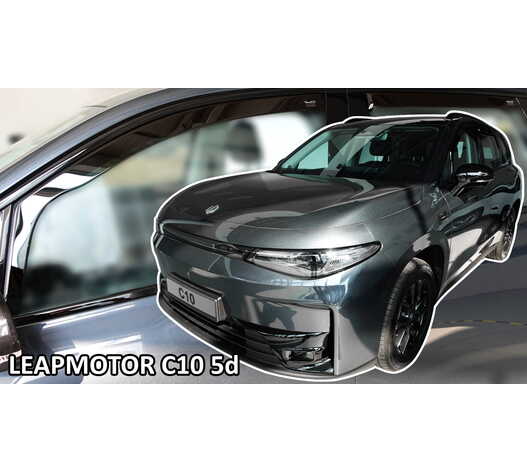 Heko - Ανεμοθραύστες Παραθύρων Για Leapmotor C10 2024 > 5πορτο υλικό Acrylic Χρώμα Φιμέ - 4 τεμ. (ΑΝΕΜ.SET29122)