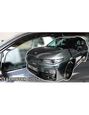 Heko - Ανεμοθραύστες Παραθύρων Για Leapmotor C10 2024 > 5πορτο υλικό Acrylic Χρώμα Φιμέ - 4 τεμ. (ΑΝΕΜ.SET29122)