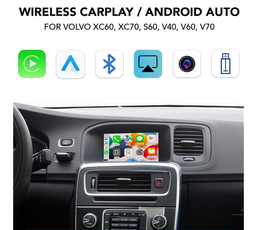 DIGITAL IQ VL 271 CPA (WIRELESS CARPLAY / ANDROID AUTO BOX with 2 CAMERA IN for VOLVO V – S – XC mod. 2011-2014)