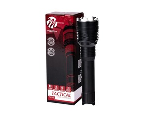 ΦΑΚΟΣ ΧΕΙΡΟΣ 1x10W 240lm IP65 171mm Φ42mm 3300mAh Li-ion TACTICAL LASER FLASHLIGHT M-TECH - 1 Τεμ.