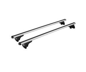 ΜΠΑΡΕΣ ΟΡΟΦΗΣ (Μ) 120cm IN RAIL STEEL ΑΛΟΥΜΙΝΙΟΥ 2ΤΕΜ. ΜΕ ΚΛΕΙΔΑΡΙΕΣ ΓΙΑ ΟΧΗΜΑΤΑ ΜΕ FLUSH RAILING