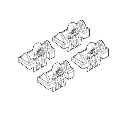 ΑΚΡΑ ΓΙΑ ΜΠΑΡΕΣ NORDRIVE ΓΙΑ BMW X5 05/00-02/07 KIT