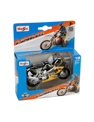 Lampa - Μινιατούρες BMW / Honda / Kawasaki / Yamaha moto 1:18 Maisto - 12 τεμ. (L.BU31300)