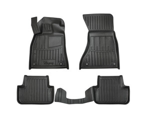 Race Axion - Πατάκια Για Audi A4 (B8) 2007-2015 4πορτο/5πορτο Λάστιχο Σκαφάκια Προστατευτικά Με Κουμπώματα για Επιβατικά Αυτοκίνητα - 5 τεμ. (5030045/ST)