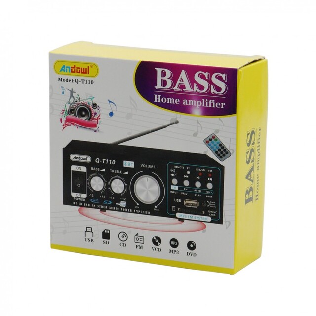 ΡΑΔΙΟΕΝΙΣΧΥΤΗΣ STEREO KARAOKE ANDOWL Q-T110