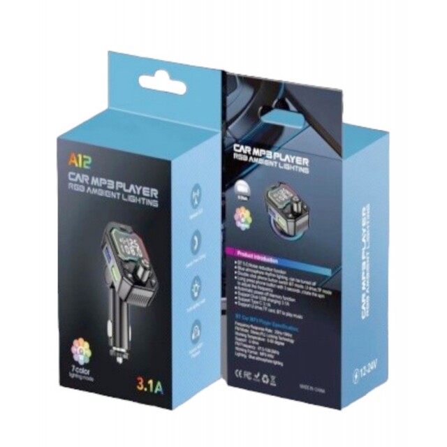 ΦΟΡΤΙΣΤΗΣ ΑΥΤΟΚΙΝΗΤΟΥ 3.1A ΚΑΙ MP3 PLAYER XD-A12