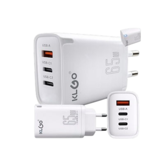 KLGO ΦΟΡΤΙΣΤΗΣ ΓΡΗΓΟΡΗΣ ΦΟΡΤΙΣΗΣ 65W 2 PD+QC3.0 PD-71