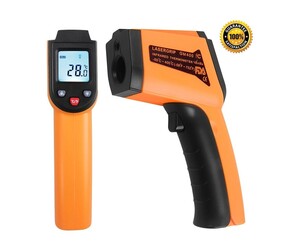 ΘΕΡΜΟΜΕΤΡΟ ΥΠΕΡΥΘΡΩΝ ΓΙΑ ΘΕΡΜΟΚΡΑΣΙΕΣ ΑΠΟ -50°C ΕΩΣ 400°C ΜΕ ΑΝΑΛΟΓΙΑ ΑΠΟΣΤΑΣΗΣ 12:1 GM400