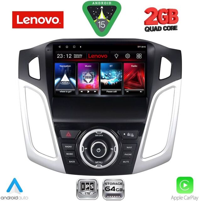 LENOVO LVD 2157_CPA (9inc) MULTIMEDIA TABLET for FORD FOCUS mod. 2011-2018