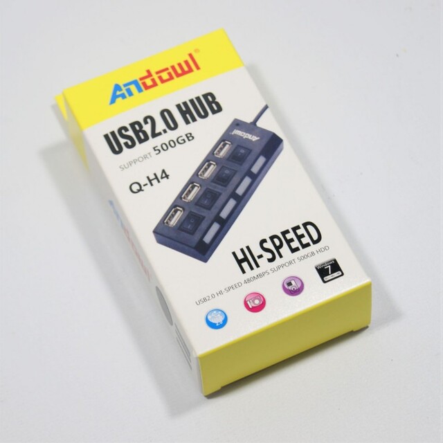 USB2.0 HUB ΜΕ 4 ΘΥΡΕΣ ANDOWL PH-AN-4132