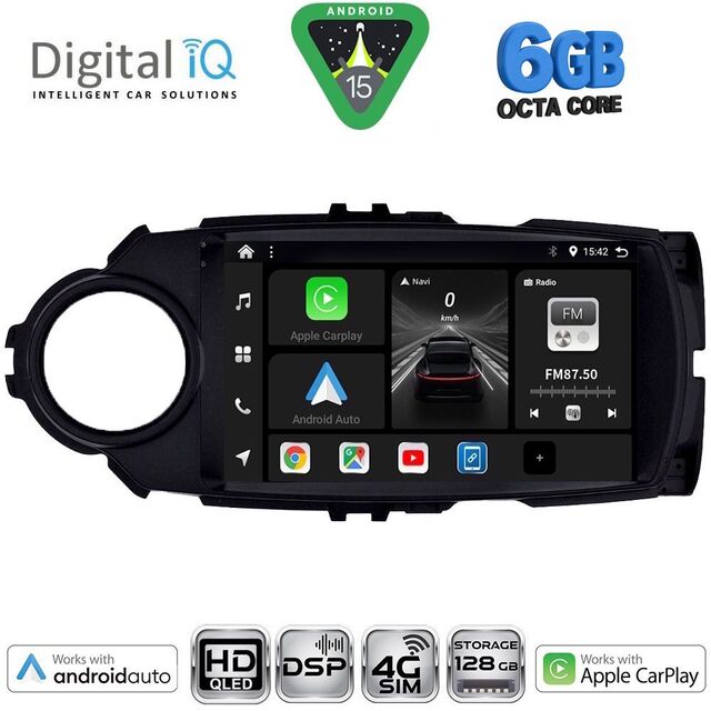 DIGITAL IQ BXF 17737FL_CPAA (9inc) MULTIMEDIA TABLET for TOYOTA YARIS mod. 2015-2020