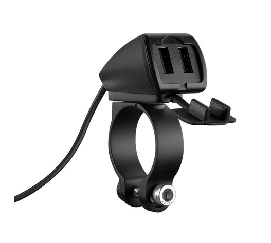 Αδιάβροχος Φορτιστής Κινητού Trek 12/24V 30W 5400mA της σειράς Optiline με 2 θύρες USB Type A, Καλώδιο 150 cm, Ακροδέκτες, Ασφάλεια Smart Chip, Αδιαβροχοποίηση IP66, συμβατό με Βάσεις Στήριξης, Θήκες ή Αντάπτορες Κινητού Optiline