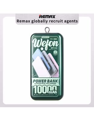 REMAX RPP-636 GR Ultrathin Metal Powerbank Fast charging 20w (10.000mA)