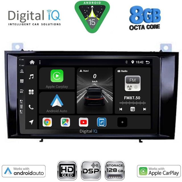 DIGITAL IQ BXF 7428_CPAA (8inc) MULTIMEDIA TABLET for MERCEDES SLK R171 mod. 2004-2010