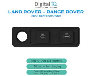 DIQ FΖ 5007 REAR SEATS DUAL CHARGER KIT for LAND ROVER - RANGE ROVER